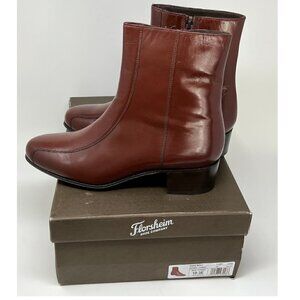 Florsheim Duke Bicycle Toe Boot, Cognac, Size 10 3E